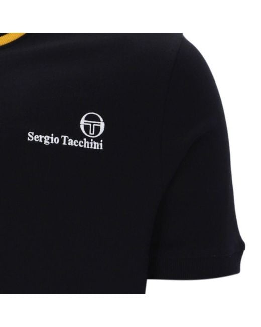 Sergio Tacchini Black Rainer Fc T-Shirt for men