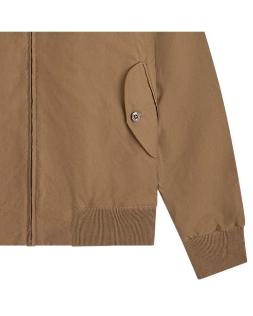Fred Perry Brown Harrington Jacket for men
