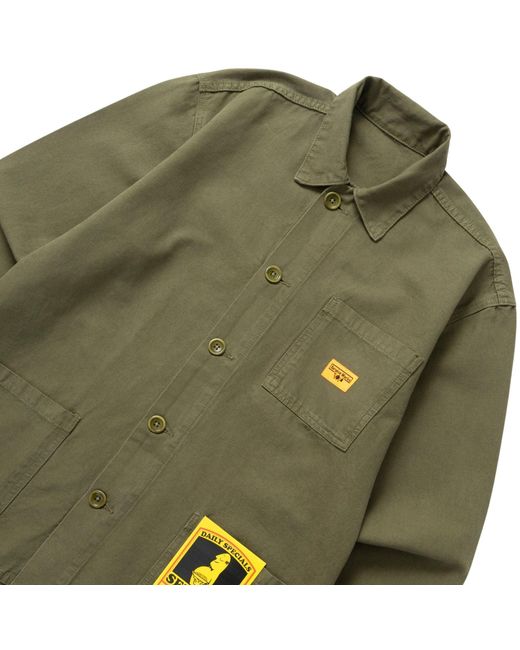 Service Works Green Classic Chore Shirt for men