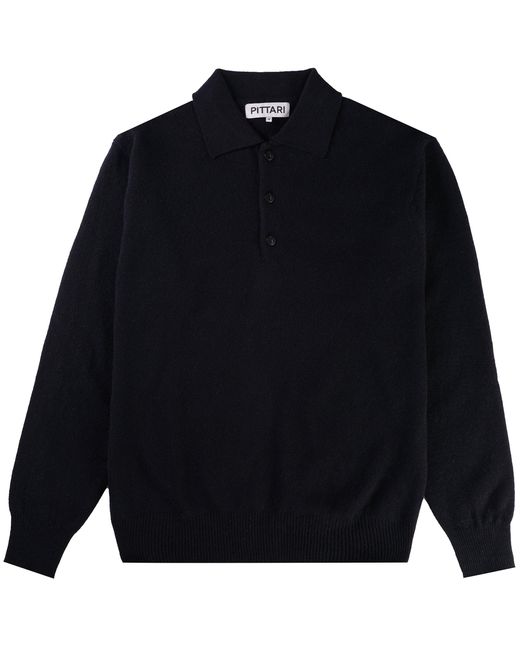 Pittari Blue Merino Polo for men