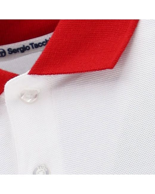Sergio Tacchini White Supermac Mk2 Polo Shirt for men