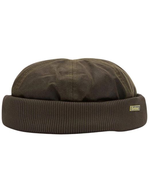Barbour Green Renford Docker Hat for men