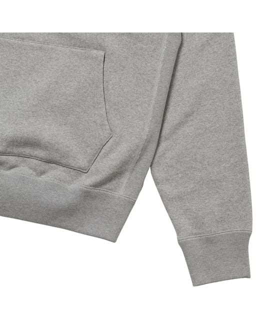 Wonder Looper Gray Pullover Hoodie Super Looper French Terry for men