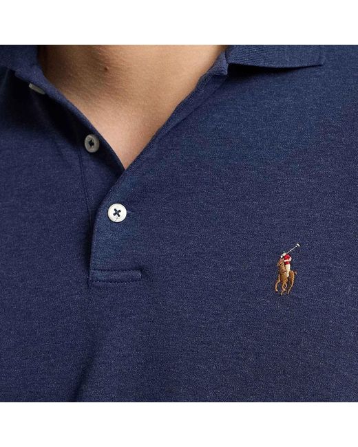 Polo Ralph Lauren Blue Short Sleeve Polo Shirt for men