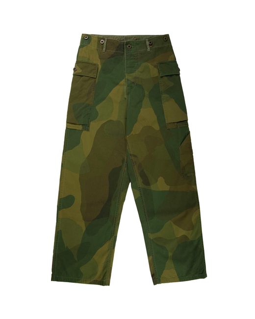 Nigel Cabourn Green M-43 Pants for men