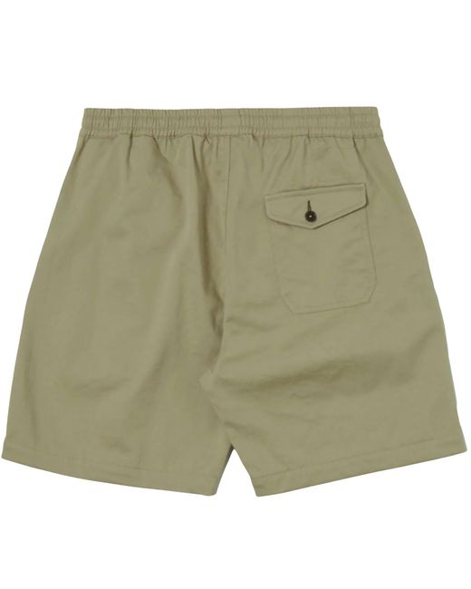 Universal Works Green Beach Shorts for men