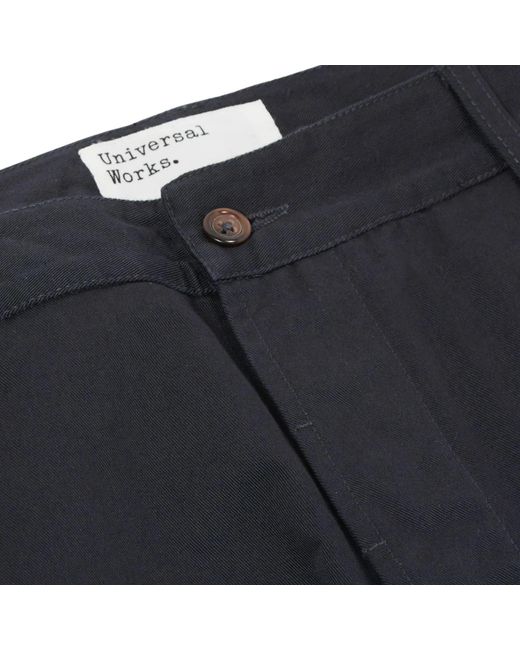 Universal Works Blue Twill Military Chino for men