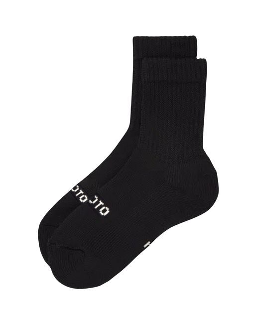 RoToTo Socks Black Daily 3 Pack Mini Crew Socks for men