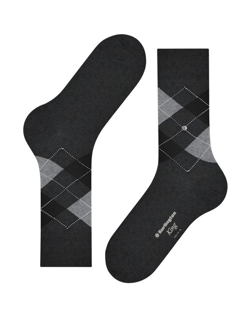 Burlington Black King Socks for men