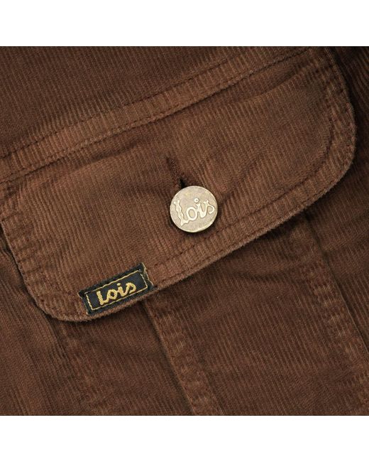 Lois Brown Tejana Thin Cord Jacket for men