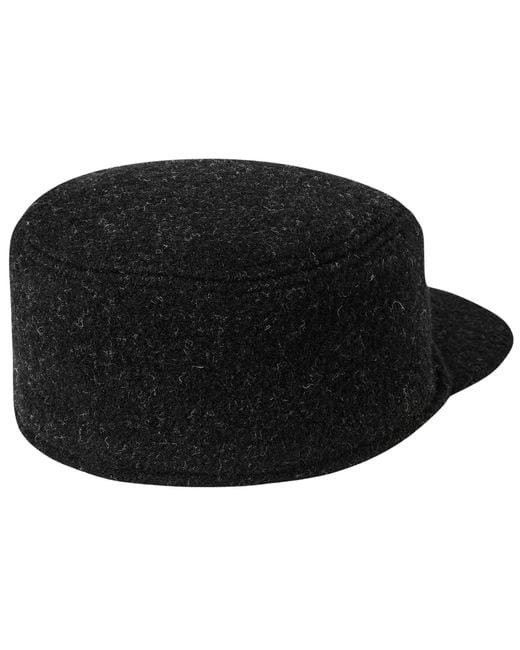 Filson Black Mackinaw Wool Cap for men
