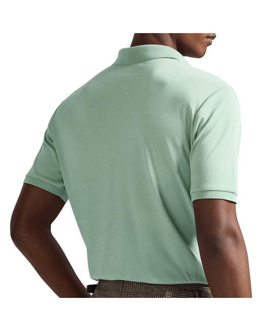 Polo Ralph Lauren Green Custom Slim Fit Soft Cotton Polo Shirt for men