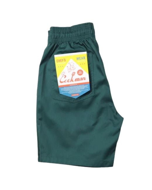 Cookman Blue Chef Shorts for men