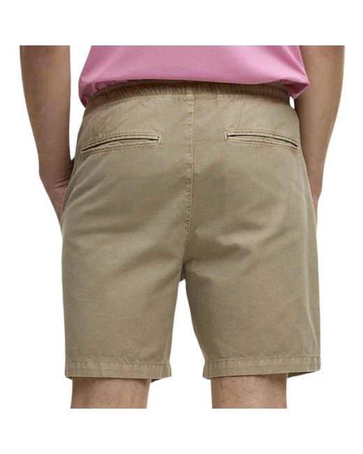 Barbour Natural Oxford Relaxed Shorts for men