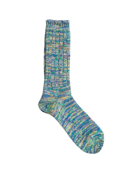 Anonymous Ism Blue 5 Colour Mix Crew Socks for men