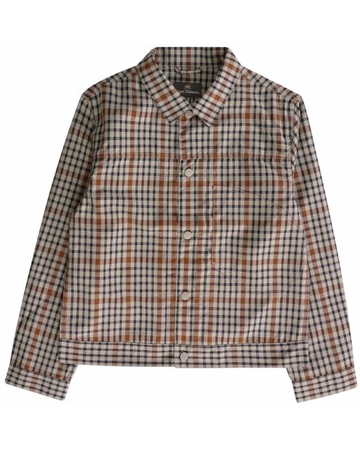 Nigel Cabourn Brown Japanese Style Overshirt for men