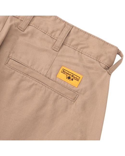 Service Works Natural Twill Part Timer Pants for men