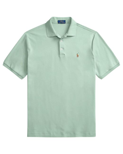 Polo Ralph Lauren Green Custom Slim Fit Soft Cotton Polo Shirt for men