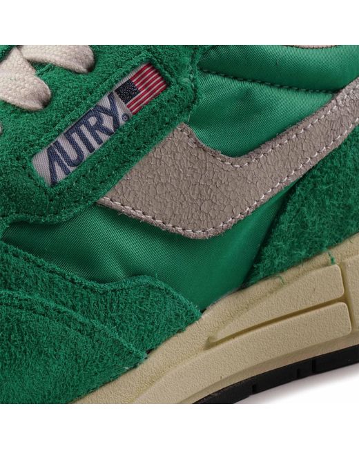 Autry Green Reelwind Low Sneakers for men