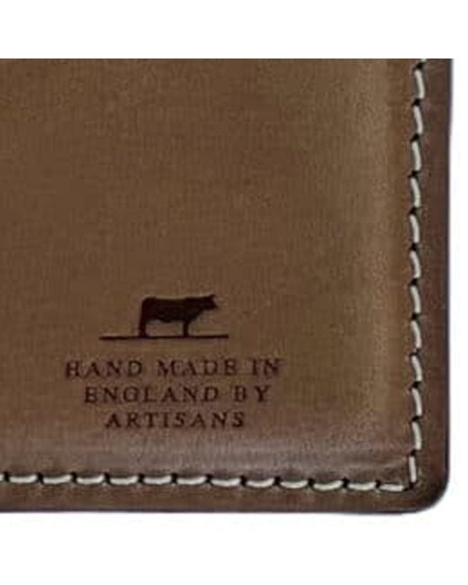Barnes & Moore Brown Drayman Card Holder for men