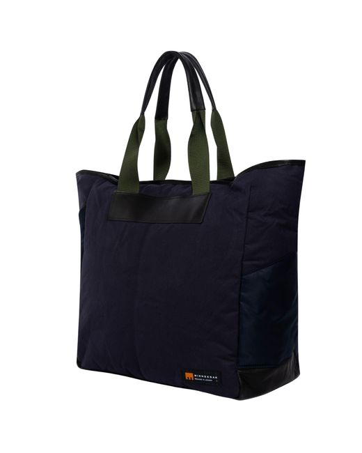 MINNESSAK Blue Large Tote for men