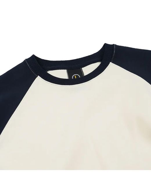 FRIZMWORKS Blue Raglan Long Sleeve Tee for men
