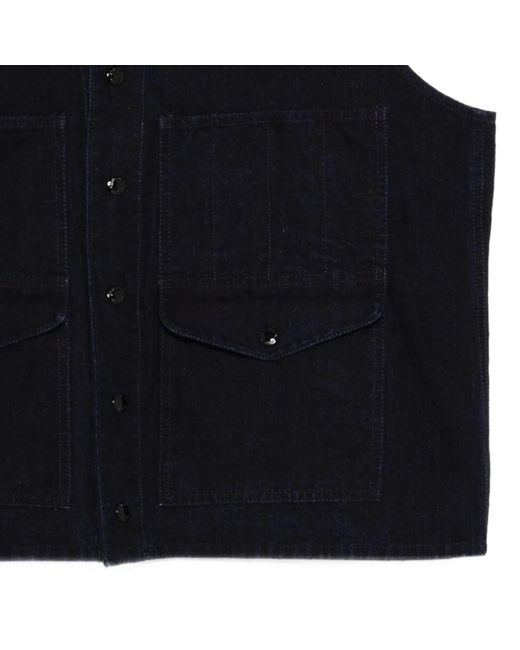 Filson Black Dry Tin Vest for men