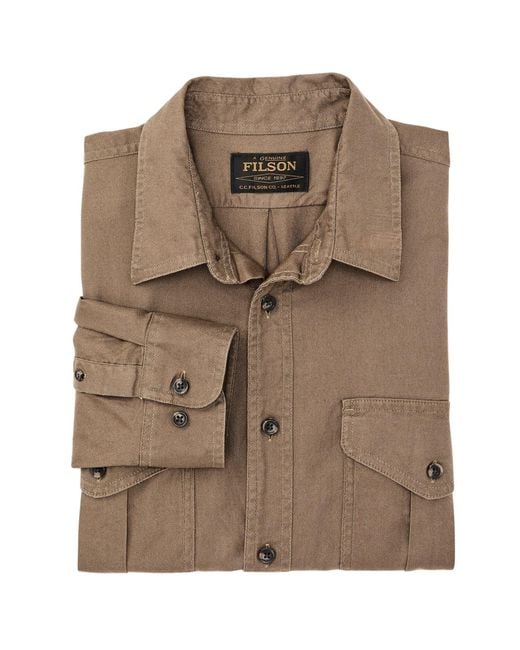 Filson Brown Alaskan Guide Shirt for men