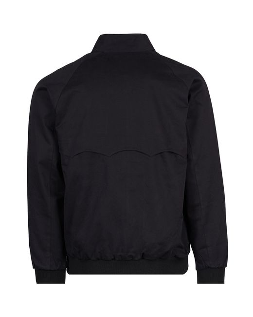 real hoxton Blue Harrington Jacket for men