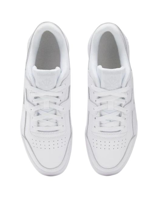 Reebok White Workout Plus Shoes for men
