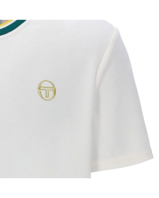 Sergio Tacchini White Monte T-Shirt for men