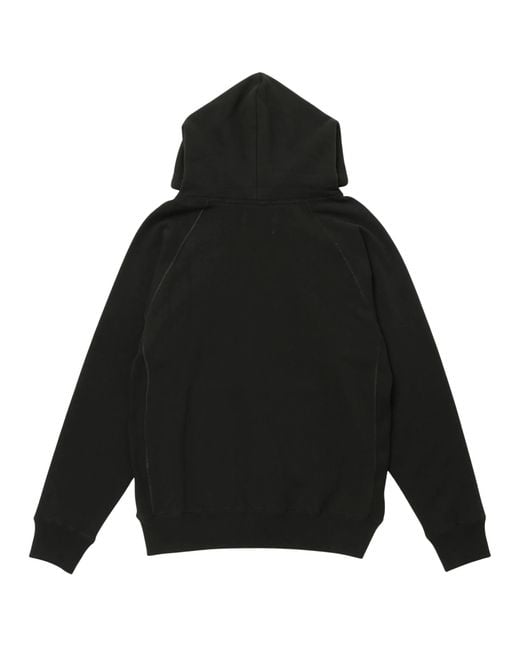Wonder Looper Black Pullover Hoodie Super Looper French Terry for men