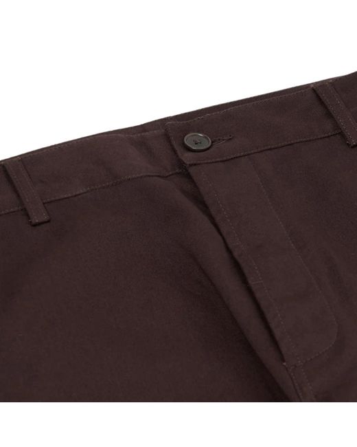 Universal Works Brown Twill Military Chino for men