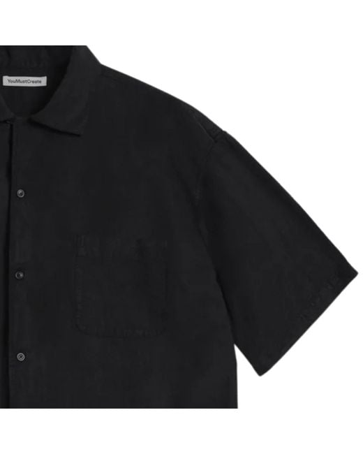 YMC Black Sidri Shirt for men
