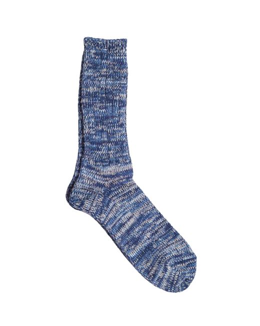 Anonymous Ism Blue 5 Colour Mix Crew Socks for men