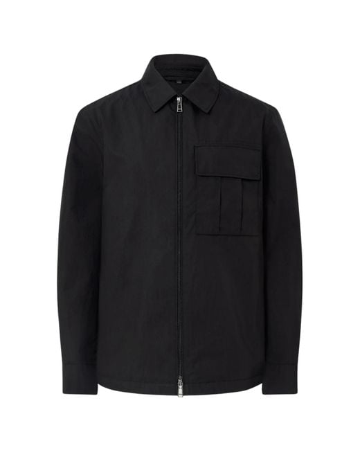 Belstaff Black Cargo Overshirt for men