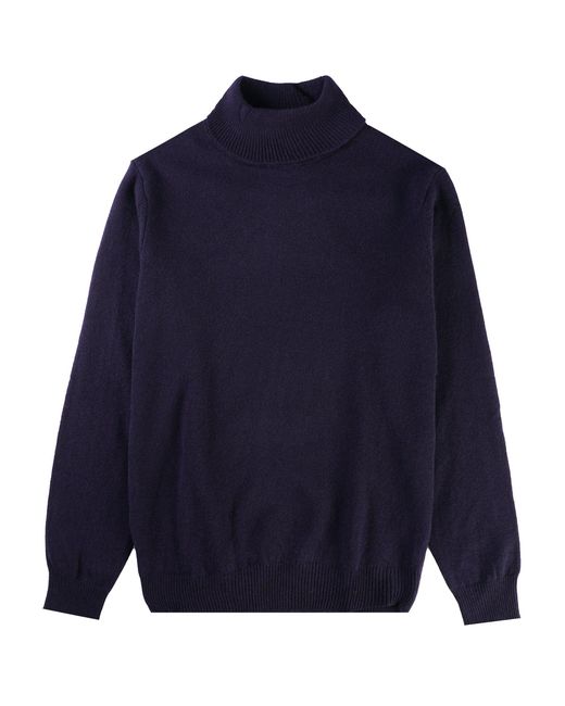 Pittari Blue Wye Turtle Neck Jumper for men