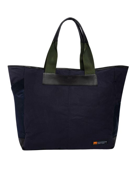 MINNESSAK Blue Large Tote for men