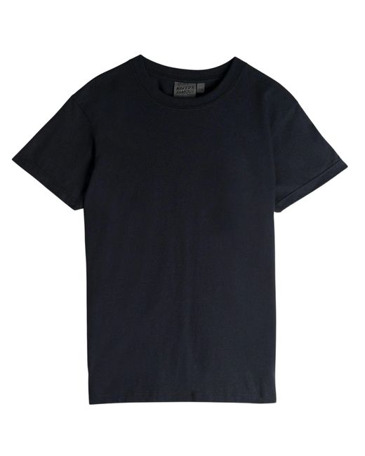 Naked & Famous Black Circular Knit T-Shirt for men
