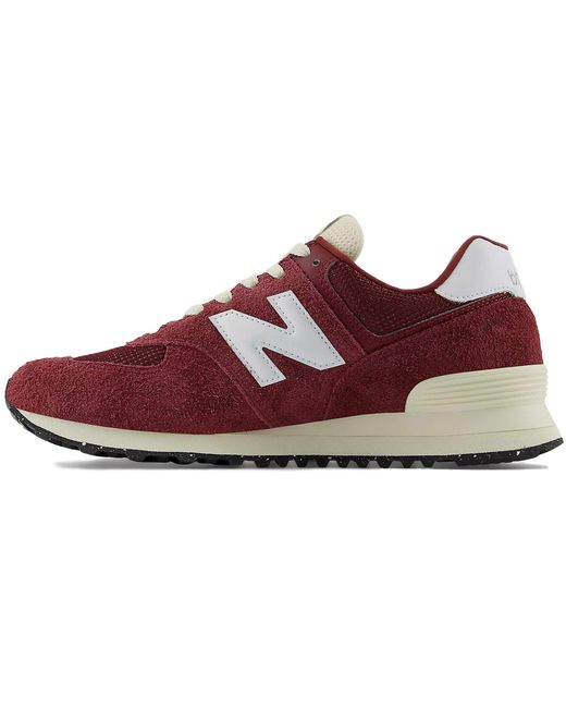 New Balance Red 574 Suede for men