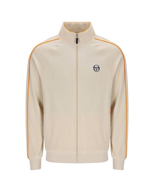 Sergio Tacchini Natural Tasso Velour Track Top for men