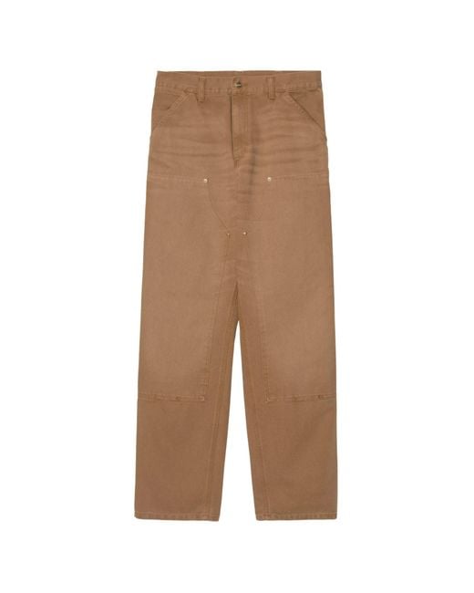 Carhartt Brown Double Knee Pant for men