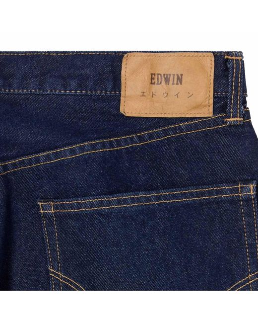 Edwin Blue Wide Pants for men