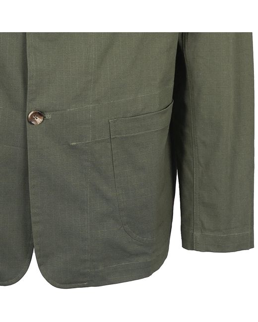 real hoxton Green Ripstop Engineer Jacket for men