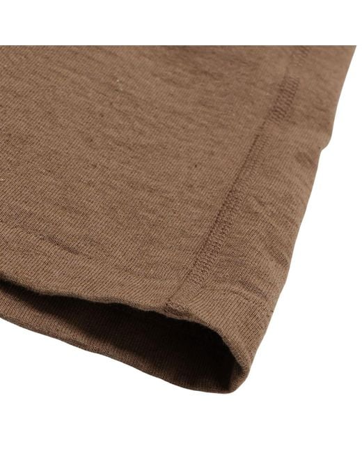 Wonder Looper Brown Foxfibre Tsuriami T-Shirt for men