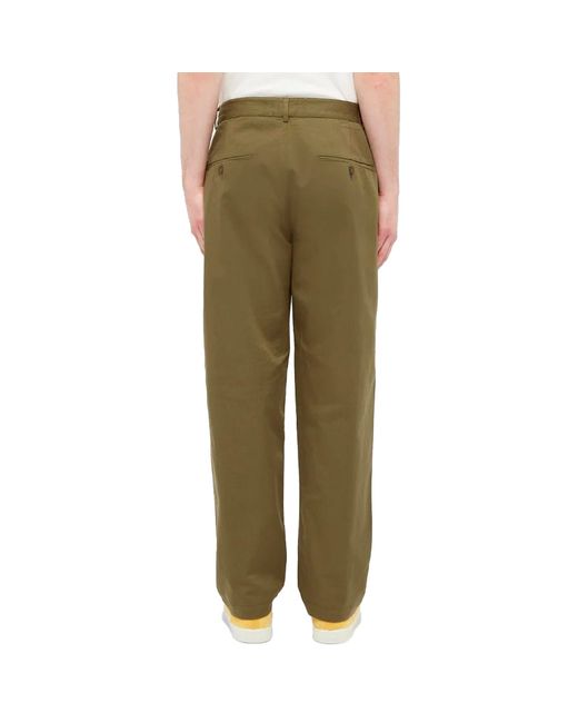 Universal Works Green Military Chino for men