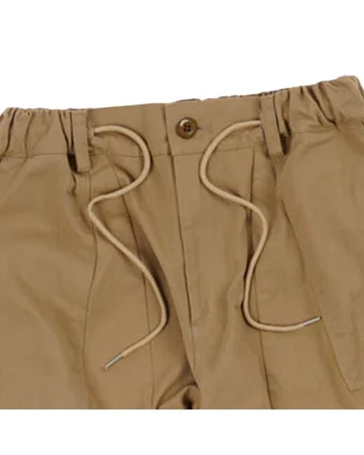 FRIZMWORKS Brown Twill Balloon Pants for men