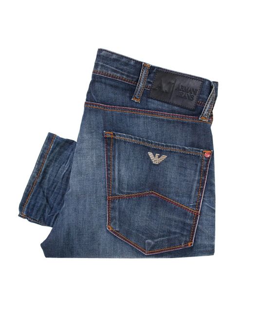 Armani Jeans Multicolor J35 Extra Slim Denim Jeans for men