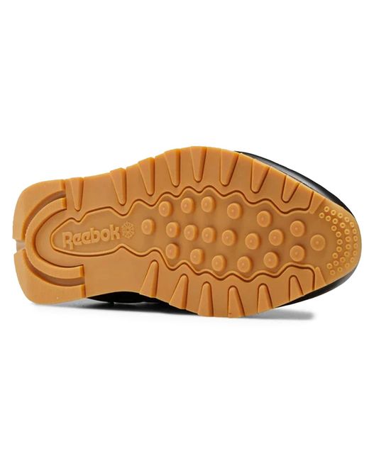 Reebok Black Classic Leather Sneakers for men