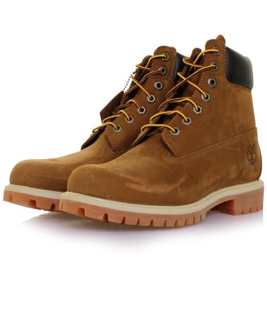 Timberland 6 Inch Premium Burnt Orange Boots for Men | Lyst Australia